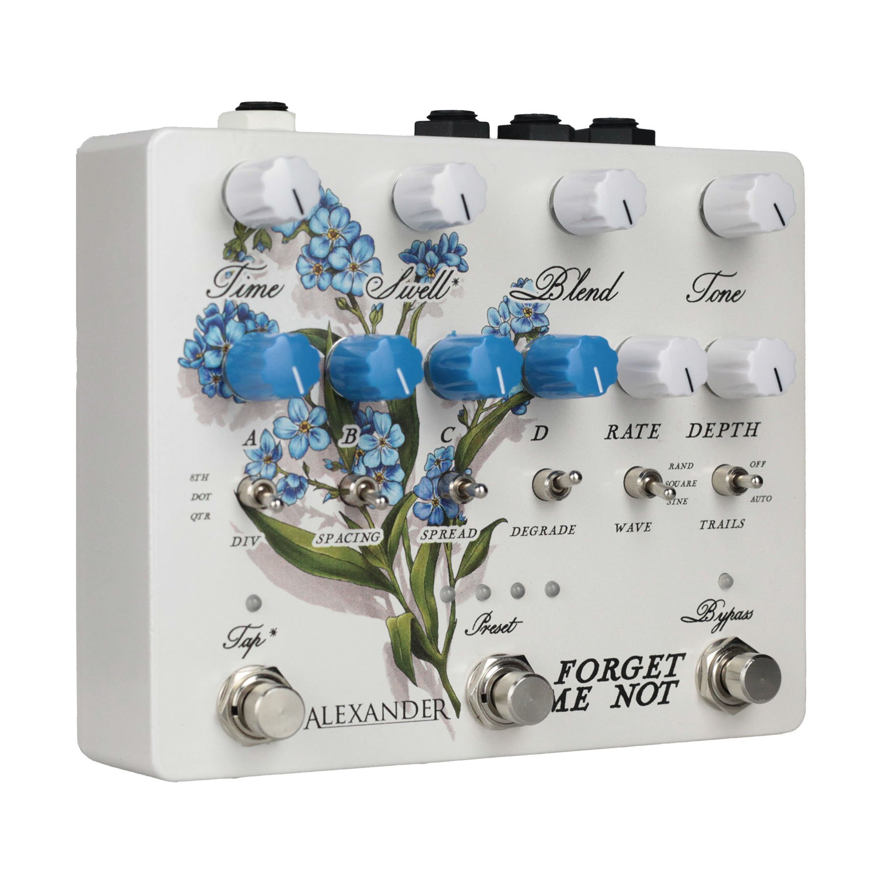 Alexander Pedals Forget Me Not Stereo Multi-Tap Delay Pedal